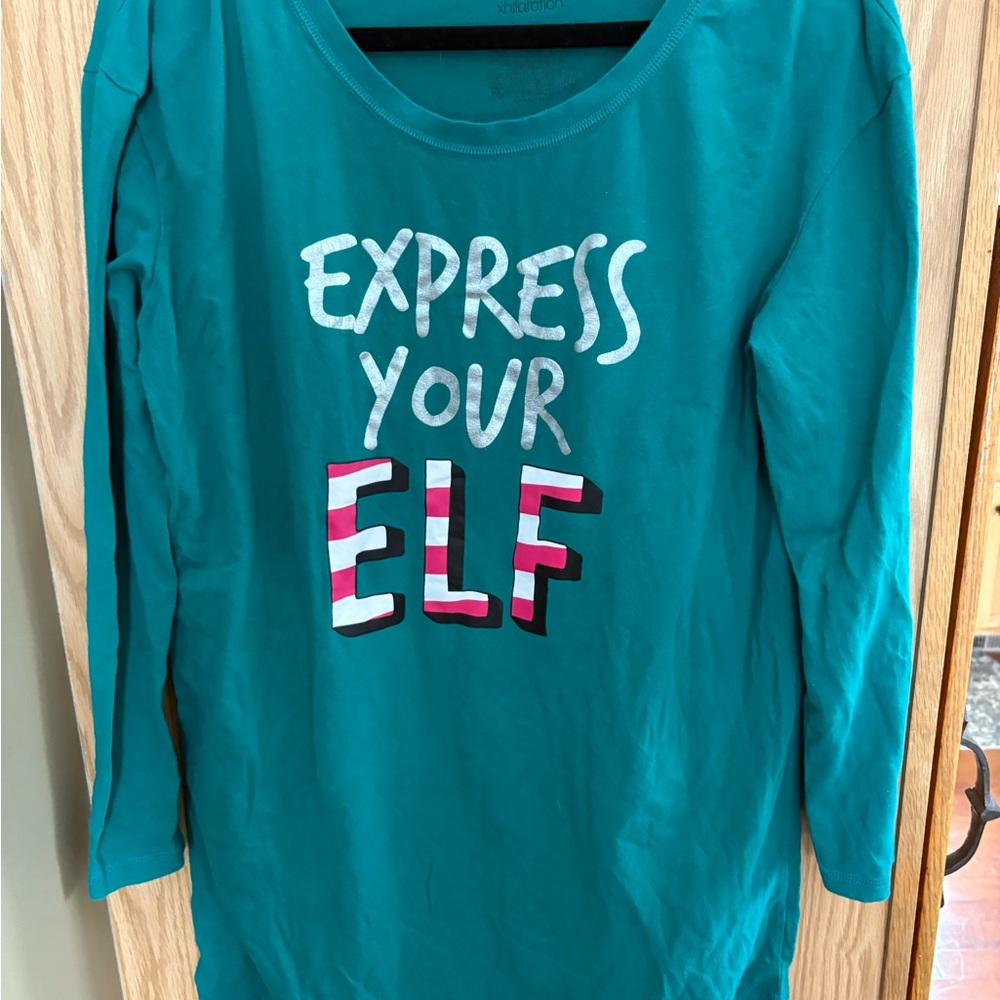 Christmas pajama shirt
